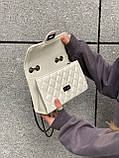 Жіноча сумка крос-боді 8250 біла, фото 4