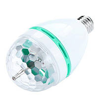LED лампа с патроном, диско-лампа (патрон/розетка) LY-339 / 805 js