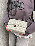 Жіноча сумка крос-боді 8250 біла, фото 10