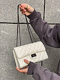 Жіноча сумка крос-боді 8250 біла, фото 6