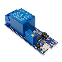 1-канальный модуль реле 5-30В MicroUSB с задержкой времени, Arduino js