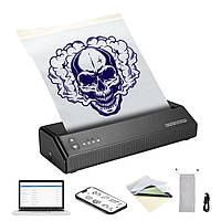Принтер для перенесення трафаретів татуювання VEVOR, бездротовий принтер трафаретів татуювання Bluetooth з