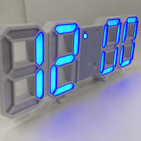 Часы настольные LED от USB ART:6802 (синяя подсветка) js