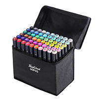 Набор из 60 двухсторонних маркеров для рисования и скетчинга Sketching markers Touch в сумке js
