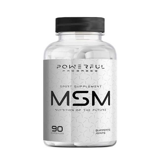 Препарат для суглобів і зв'язок Powerful Progress MSM 1000 mg, 90 капсул