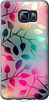 Силиконовый чехол Endorphone Samsung Galaxy S6 Edge Plus G928 Листья Multicolor (2235u-189-26 ST, код: 7776678