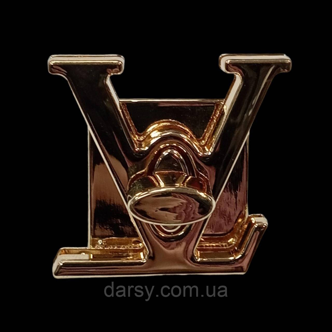 Замок сумковий 39*42 мм, золото, фото 1