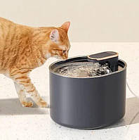 Автоматический поильник для кошек 3 л со светильником бесшумный USB LY-41630 Автопоилка для домашних животных