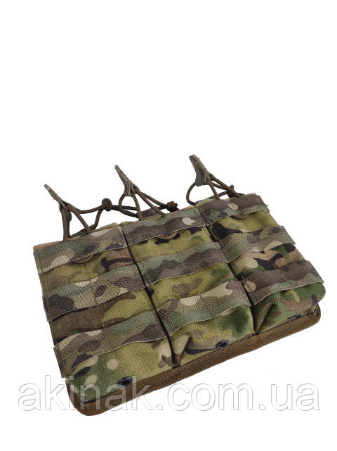 Підсумок під три магазини АК/AR/M series Akinak відкритий тип 5 MOLLE