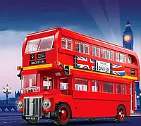 Дитяча машинка конструктор Лондонський автобус 3132 1686 деталей червона