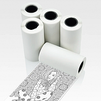 Набор Самоклеющейся бумаги для мобильного мини термопринтера Mini printer 5шт упаковка js