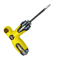 Викрутка Т-подібна 2-стороння маленька 13 см (R0890) викрутка для ремонту електроніки