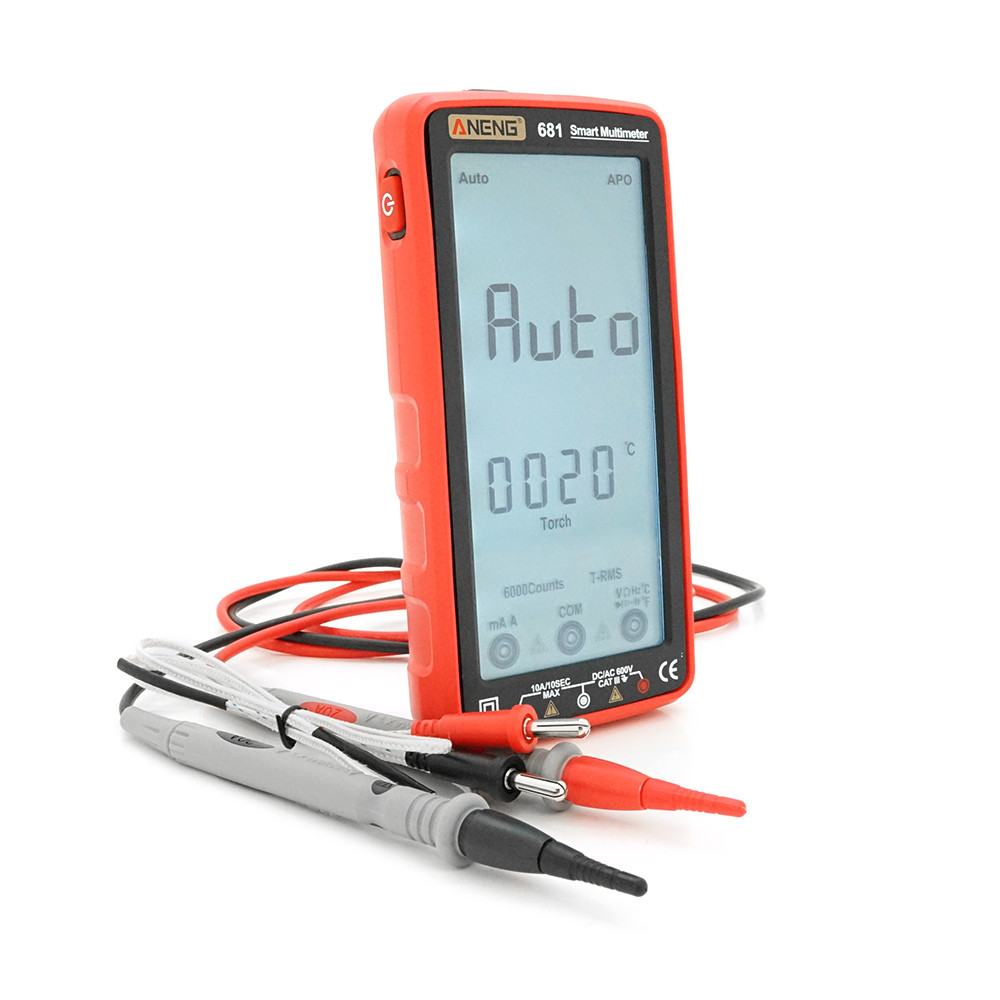 DR Мультиметр ANENG AN-681, виміру: V, A, R, C, T, F, фото 1