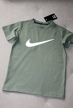 Футболка для хлопчика підлітка Найк хакі