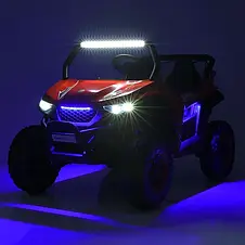 Дитячий електромобіль джип баггі двомісний Bambi M 5025EBLR-4(24V) (MP3, SD, USB, мотори 4x30W, акум.2x12V9AH), фото 4