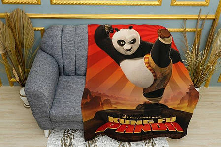 Плед «Kung Fu Panda. Po. Cartoon», фото 1
