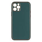 DR Чехол Leather Gold with Frame without Logo для iPhone 12 Pro Цвет 8, Gray  Lilac, фото 6