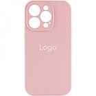 DR Чохол Silicone Case Full Size with Frame для iPhone 14 Pro Max Колір 81.Chalk Pink, фото 4