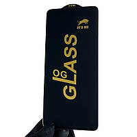 Защитное стекло 6D OG для телефона OnePlus 9RT противоударное на ванплюс 9рт чёрное