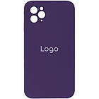 DR Чохол Silicone Case Square Full Camera для iPhone 11 Pro Колір 39.Elegant purple, фото 3