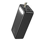 DR Power Bank Borofone DBT09 with light 60000 mAh Колір Чорний, фото 2