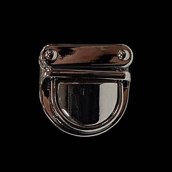 Замок сумковий 31*30 мм, нікель