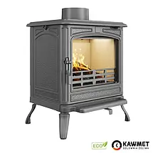 Чавунна піч KAWMET Premium HESTIA S17 ECO з вторинним допалюванням (підведення повітря зовні), фото 5
