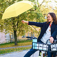 Capsule umbrella / Мини зонт в футляре / Компактный зонт / Зонт маленький. MN-626 Цвет: желтый