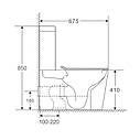 Унітаз-компакт Mixxus Premium Quadro-0402-R 675x390x855mm, система змиву RIMLESS (MP6458), фото 7