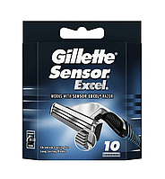 Сменные картриджи Gillette Sensor Excel 10 шт (7702018417759)