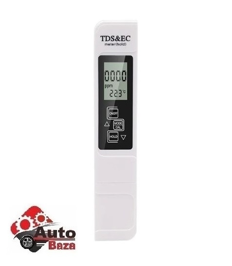 Ручка солемір тестер якості води TDS/EC метр, Солемір і кондуктометр TDS EC meter hold JIGONG ручка для тестування води E1