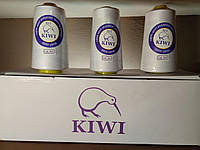 Нитки швейні KIWI №40/2 4000 ярдів поліестер Білий колір