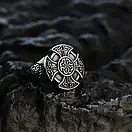 Кільце печатка чоловіче сталеве WARD 21 з медичної нержавіючої сталі 316L з Компасом вікінгів, фото 2