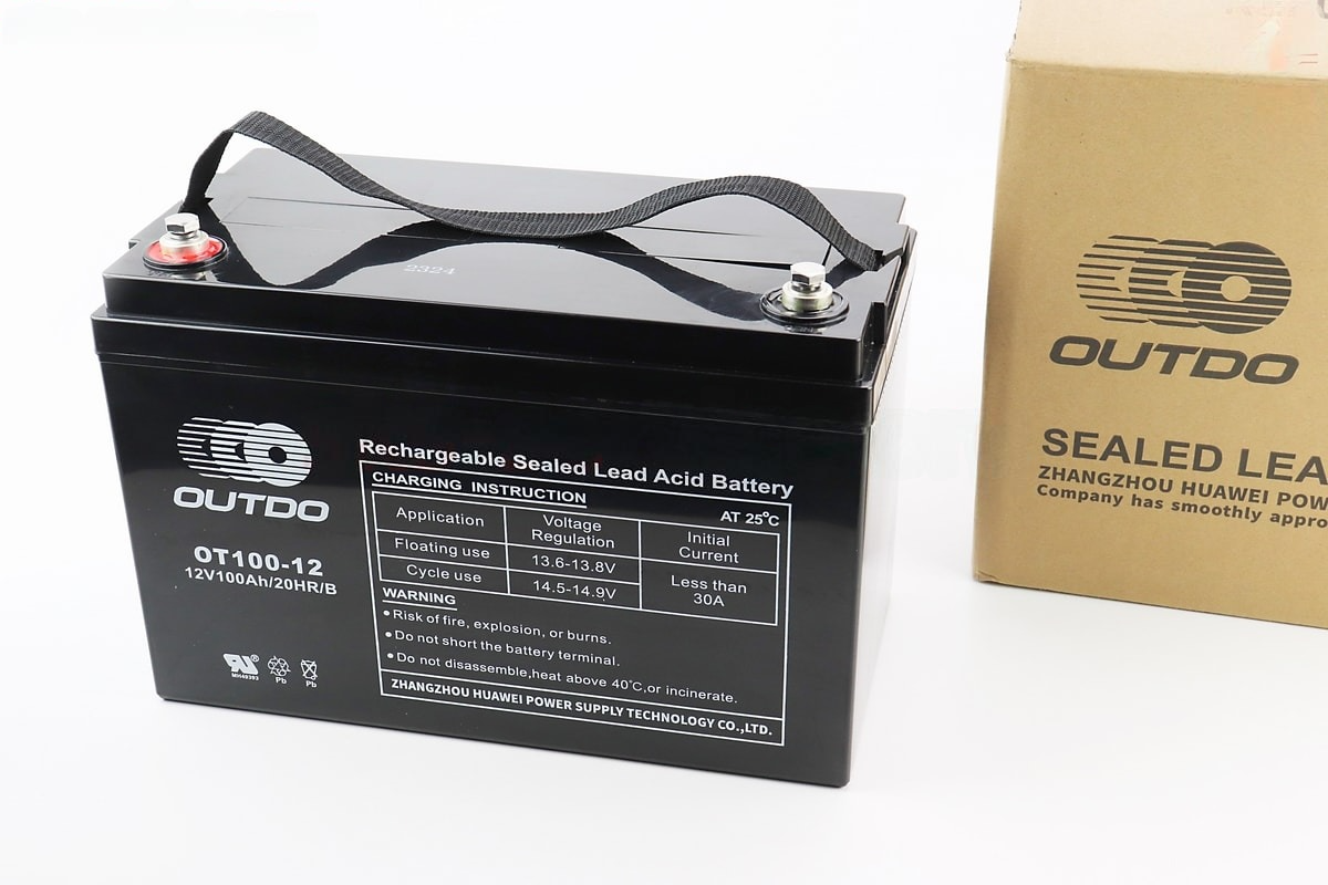 Аккумулятор промышленный UPS AGM 12V 100 Ah Outdo Deep Cycle, фото 1