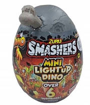 Яйце сюрприз із динозавром Zuru Smashers mini light dino Series 4 Surprise