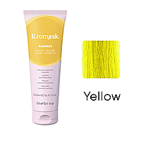 Тонувальна маска для волосся "Жовтий" Inebrya Kromask, 250 мл