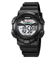 Skmei 2153 чоловічий спортивний годинник чорний/білий