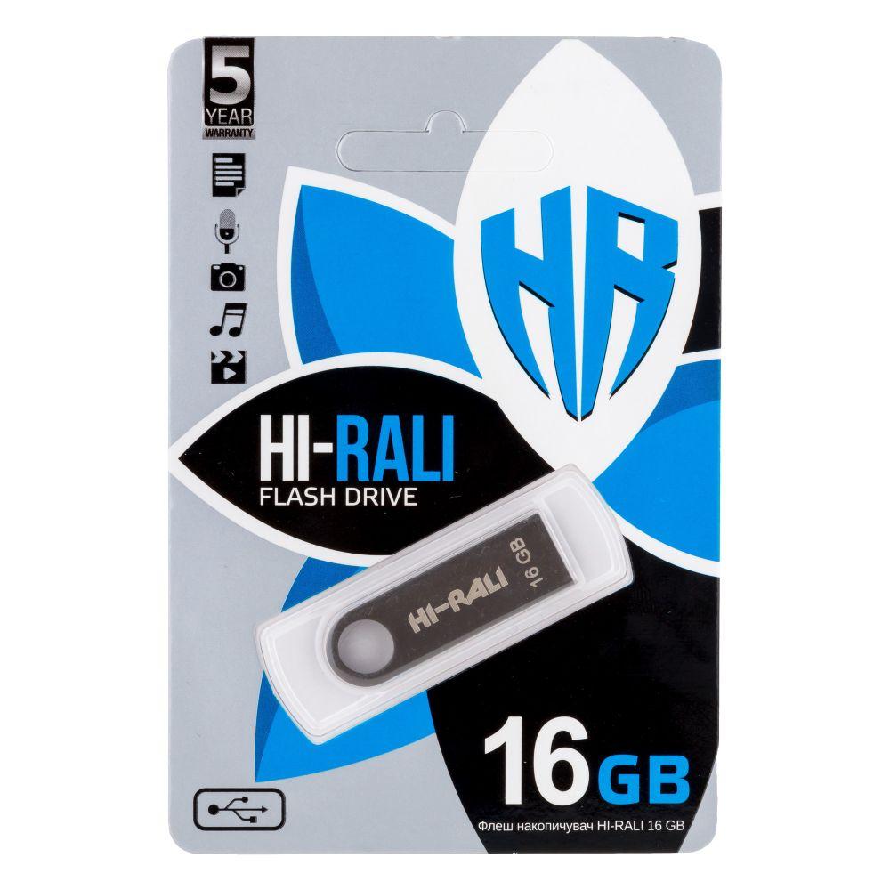 DR USB Flash Drive Hi-Rali Shuttle 16gb Колір Чорний