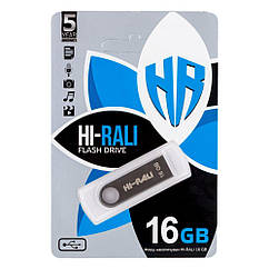 DR USB Flash Drive Hi-Rali Shuttle 16gb Колір Чорний