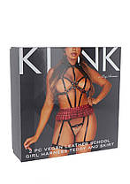 Портупея Leg Avenue Kink Harness teddy & skirt, фото 3