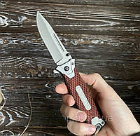 Нож мультитул Browning 3.5мм коричневый, качественный нож подарок армейский, карманный нож браунинг
