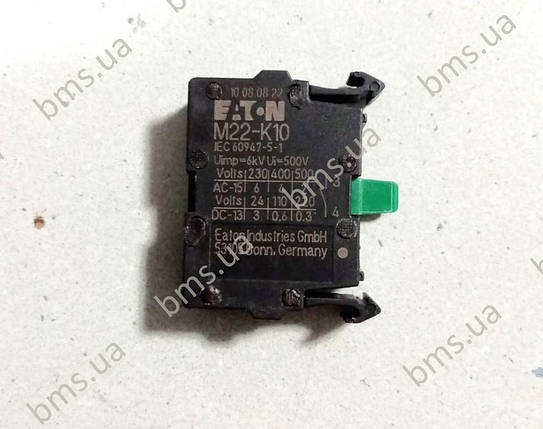 Контактний елемент кнопки замикач М22-К10, фото 1