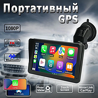 GPS Авто навигатор Портативный экран 7-дюймовый с Carplay Универсальный сенсорный монитор