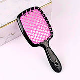 Розчіска Superbrush для укладання всіх типів волосся будь якої довжини в коробці масажна, фото 3