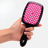 Розчіска Superbrush для укладання всіх типів волосся будь якої довжини в коробці масажна, фото 8