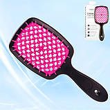 Розчіска Superbrush для укладання всіх типів волосся будь якої довжини в коробці масажна, фото 2