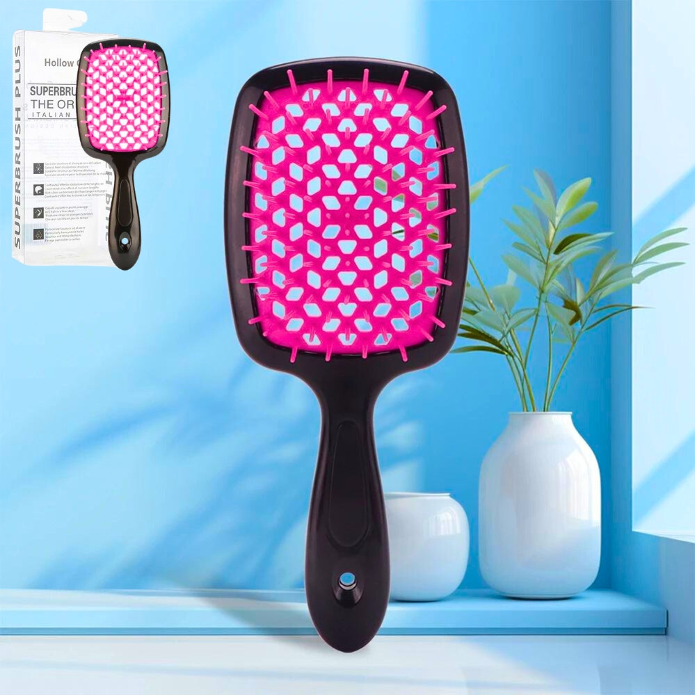 Розчіска Superbrush для укладання всіх типів волосся будь якої довжини в коробці масажна, фото 1