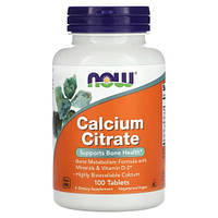 NOW Calcium Citrate 100 таблеток DS