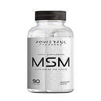 Препарат для суставов и связок Powerful Progress MSM 1000 mg, 90 капсул DS