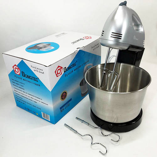 Кухонный миксер тестомес Domotec MS-1133 | Миксер ручной 7 скоростей ...